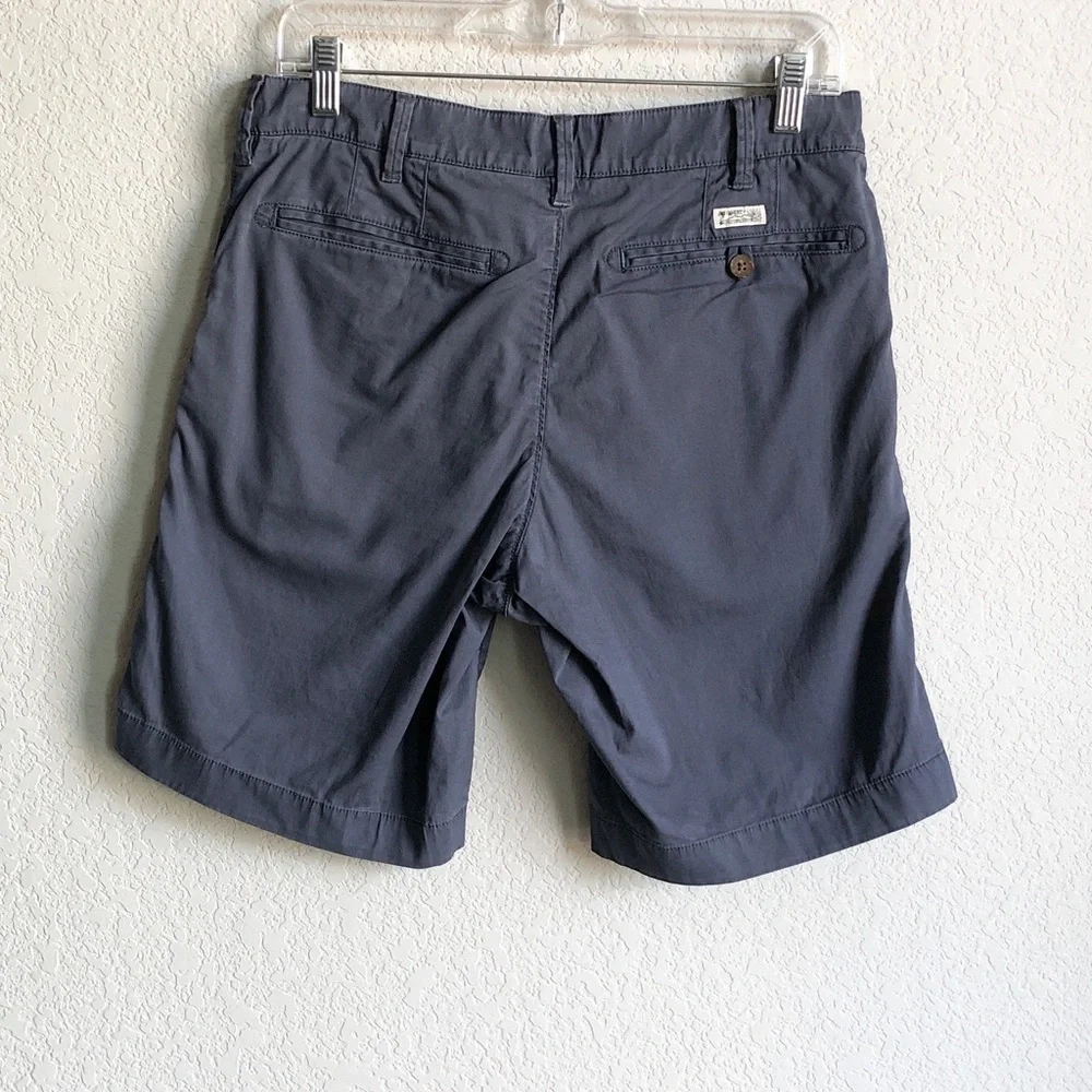 Faherty Mens Island Life Shorts Blue Grey 30 MBS2106-VNY 9”